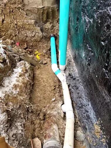 Sewer repair project 13