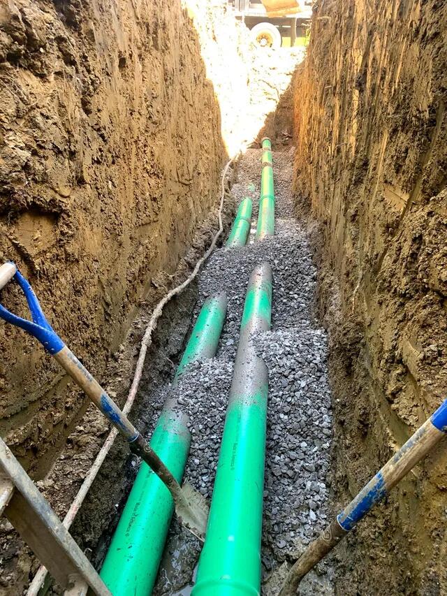 Sewer repair project 6