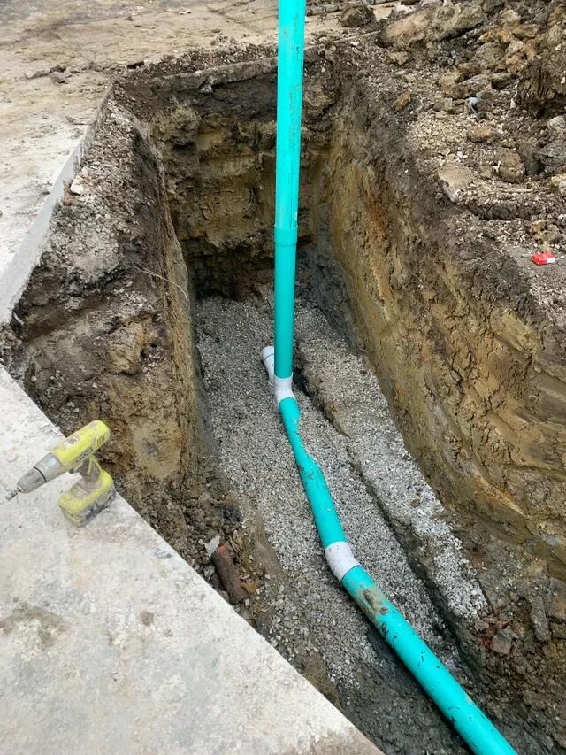Sewer repair project 8