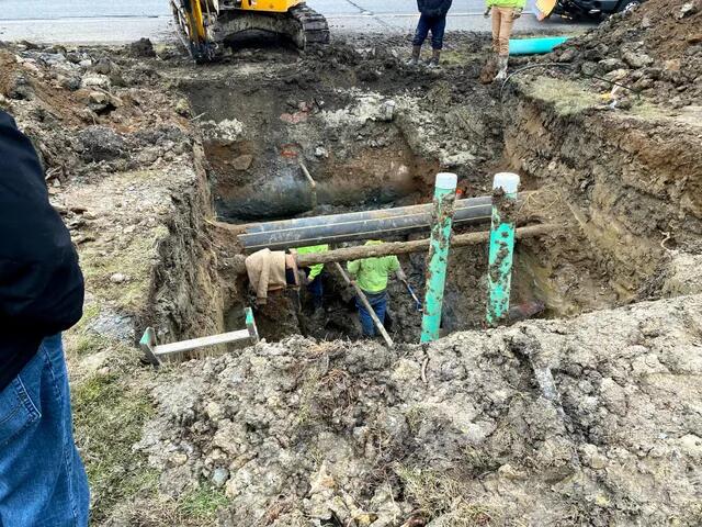 Sewer repair project 9