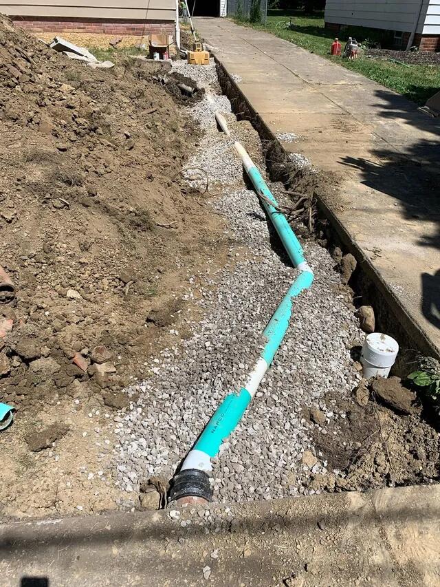 Sewer repair project 14