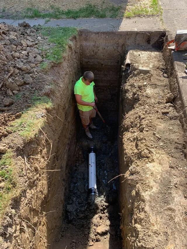 Sewer repair project 15