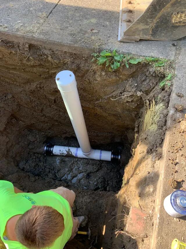 Sewer repair project 18