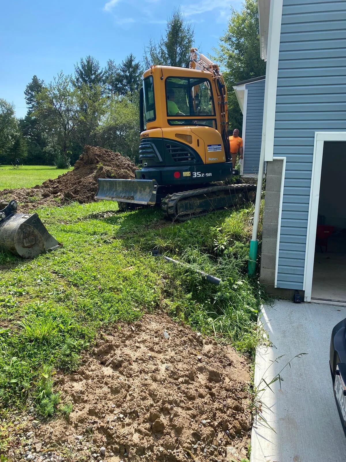 Foundation excavation project