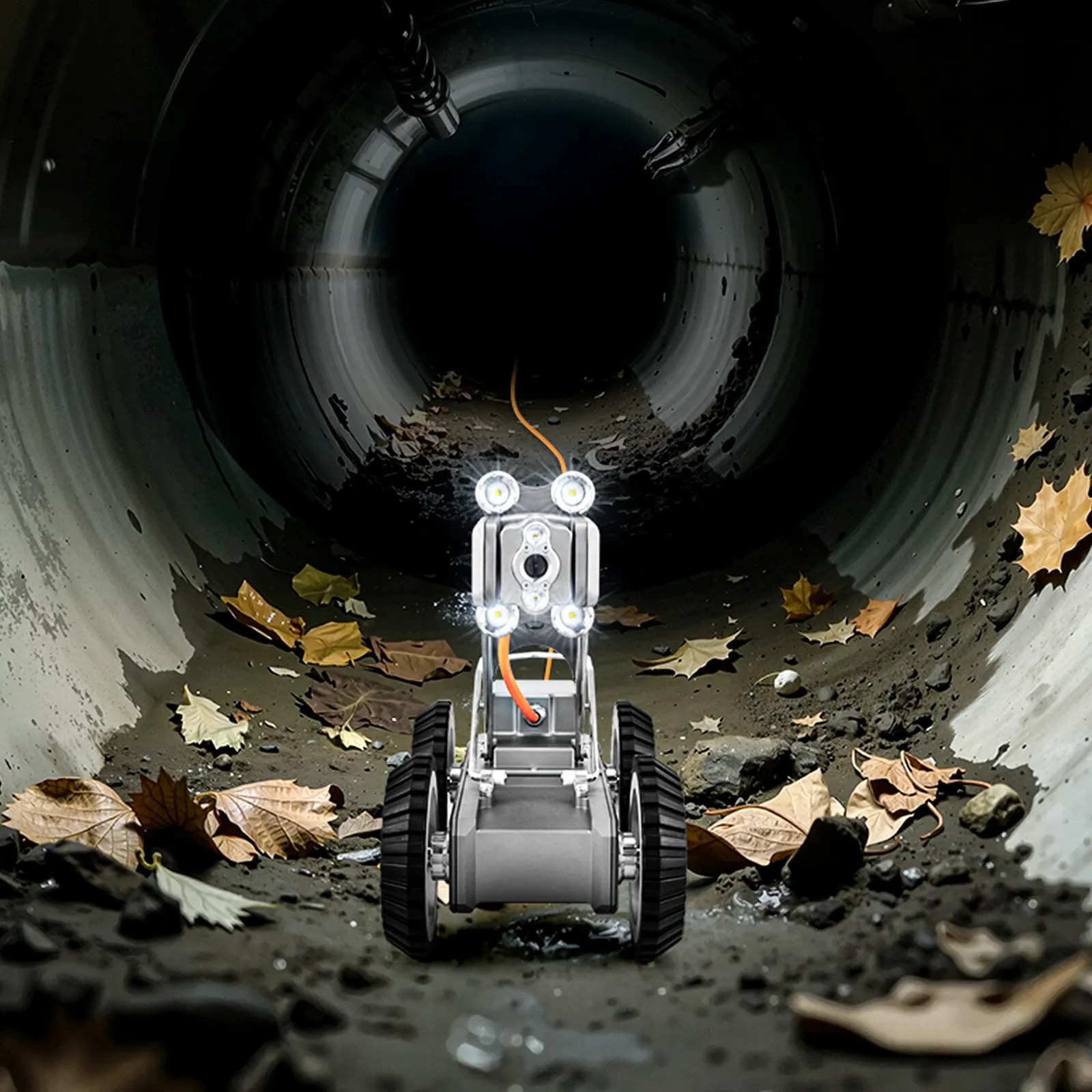 Vevor robot deployed in pipe
